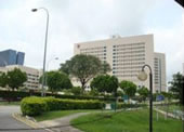 Tan Tock Seng総合病院の全景